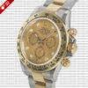Rolex Daytona Two Tone Gold Diamond Dial Replica Watch
