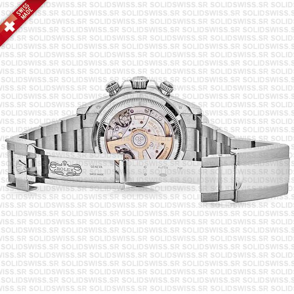 Rolex Cosmograph Daytona Le Mans 18k White Gold Panda Black Dial 40mm Ref:126529ln Cal.4132 Swiss Replica Super Clone New 2024 Model