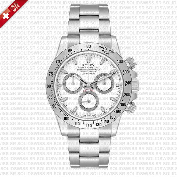 Rolex Daytona Ss White