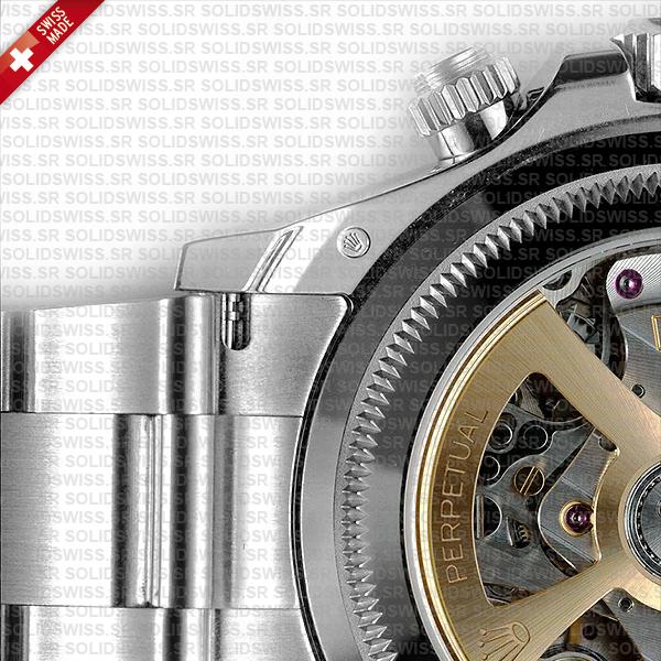 Rolex Cosmograph Daytona Platinum Ref.126506 Ice Blue Dial Stick Markers 40mm Cal.4131 Swiss Replica Super Clone New 2024 Model