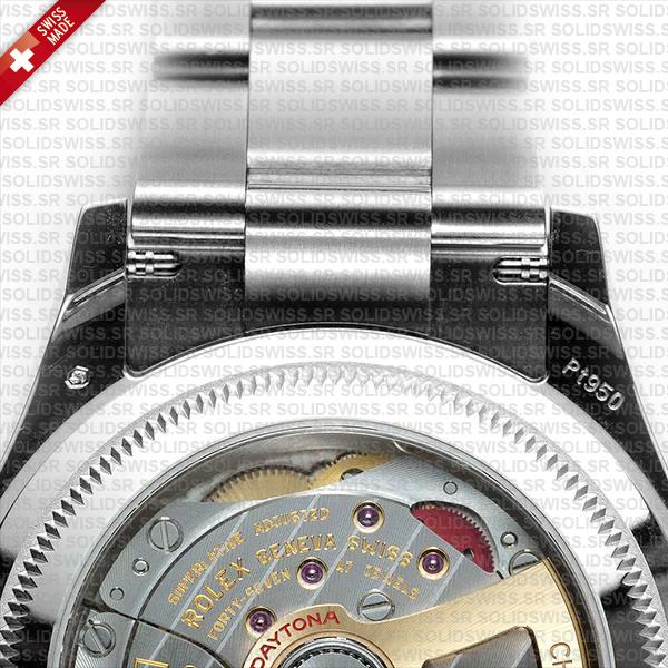 Rolex Cosmograph Daytona Platinum Ref.126506 Ice Blue Dial Stick Markers 40mm Cal.4131 Swiss Replica Super Clone New 2024 Model