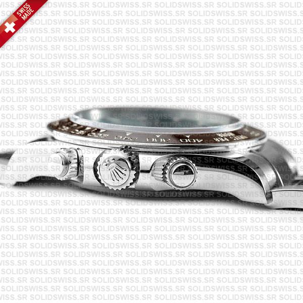 Rolex Cosmograph Daytona Platinum Ref.126506 Ice Blue Dial Stick Markers 40mm Cal.4131 Swiss Replica Super Clone New 2024 Model