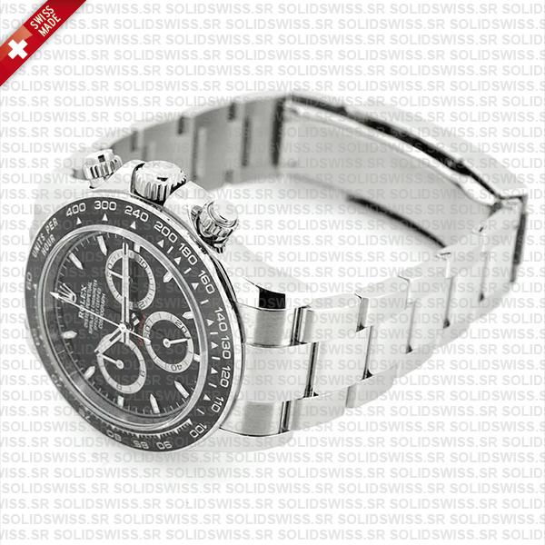 Smograph Daytona 904l Steel Ceramic Black Dial 40mm Ref:126500ln Cal.4131 Swiss Replica Super Clone New 2024 Model