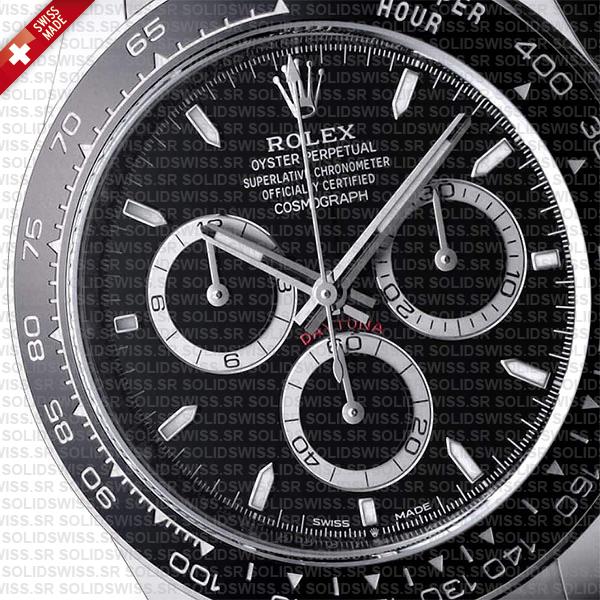 Smograph Daytona 904l Steel Ceramic Black Dial 40mm Ref:126500ln Cal.4131 Swiss Replica Super Clone New 2024 Model