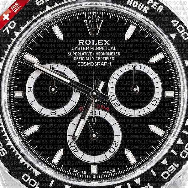 Smograph Daytona 904l Steel Ceramic Black Dial 40mm Ref:126500ln Cal.4131 Swiss Replica Super Clone New 2024 Model