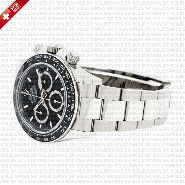 Smograph Daytona 904l Steel Ceramic Black Dial 40mm Ref:126500ln Cal.4131 Swiss Replica Super Clone New 2024 Model