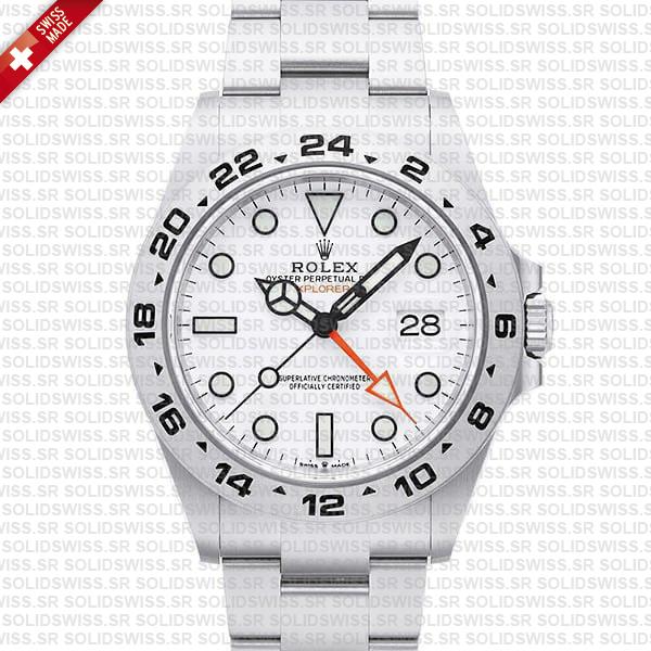 Rolex Explorer Ii 42 White 226570 Swiss Made Replica