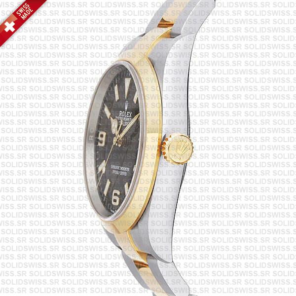 Swiss Replica Rolex Explorer I 36mm 2tone 124273