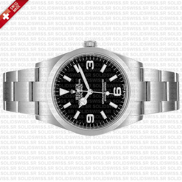 Swiss Replica Rolex Explorer I 36mm Steel 124270