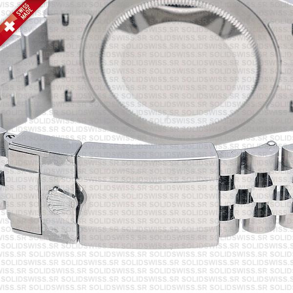 Rolex Gmt-master Ii Black/grey Ceramic Bezel 904l Steel Jubilee Bracelet 40mm 126710grnr Swiss Made Replica Super Clone