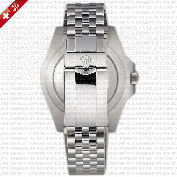 Rolex Gmt-master Ii Black/grey Ceramic Bezel 904l Steel Jubilee Bracelet 40mm 126710grnr Swiss Made Replica Super Clone