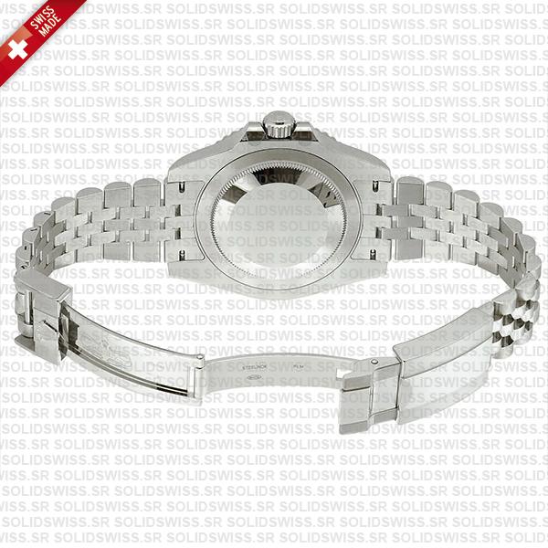 Rolex Gmt-master Ii Black/grey Ceramic Bezel 904l Steel Jubilee Bracelet 40mm 126710grnr Swiss Made Replica Super Clone