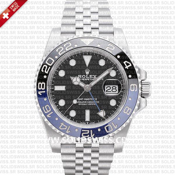 Rolex GMT-Master II Batman Blue Black Ceramic Bezel 40mm