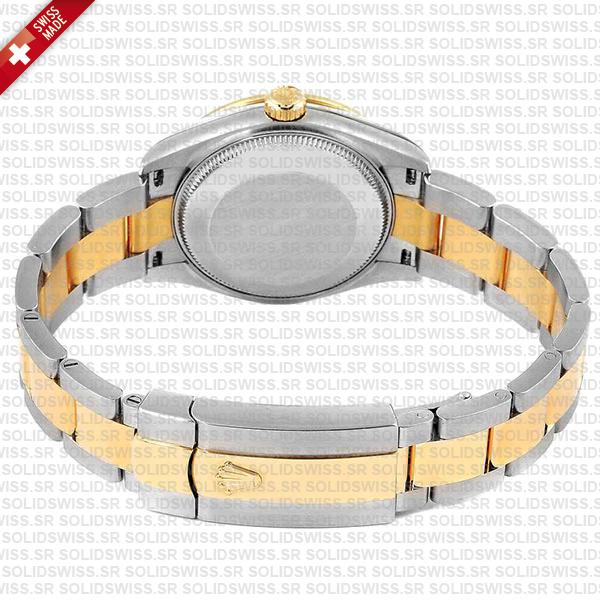 Rolex Datejust 31mm Oyster 18k Yellow Gold 2-tone Gold Diamonds Swiss Replica Superclone