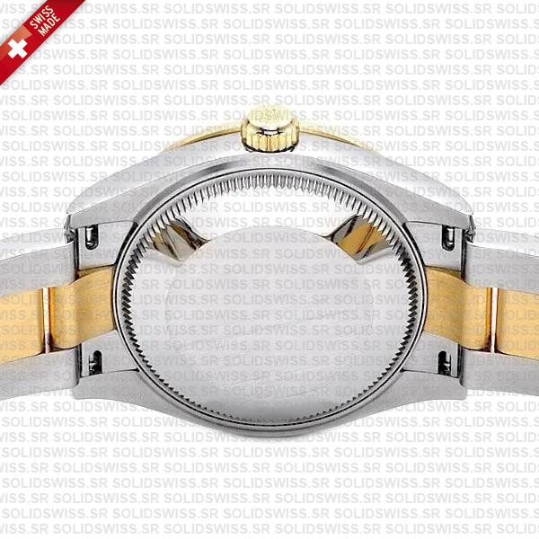 Rolex Datejust 31mm Oyster 18k Yellow Gold 2-tone Gold Diamonds Swiss Replica Superclone