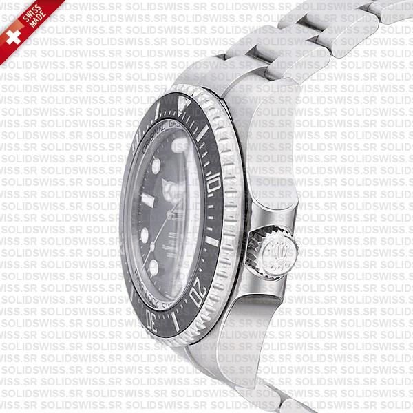 Rolex Deepsea Sea-Dweller 904L Steel Black Dial Ceramic Bezel 44mm