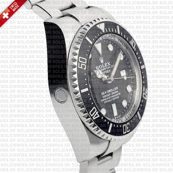 Rolex Deepsea Sea-Dweller 904L Steel Black Dial Watch