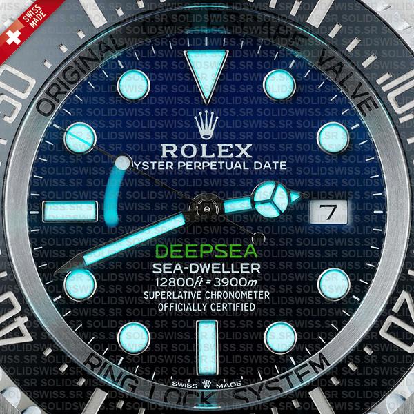 olex Sea-Dweller Deepsea Blue-Black Dial 44mm
