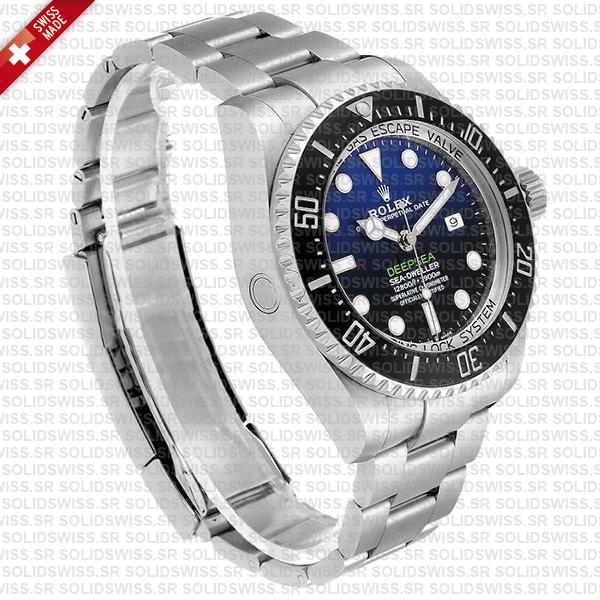 Sea-Dweller Deepsea D-Blue 904L Steel Blue-Black Dial 44mm Replica Watch