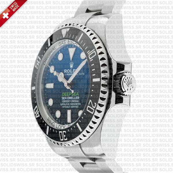 Sea-Dweller Deepsea D-Blue 904L Steel Blue-Black Dial 44mm with Ceramic Bezel James Cameron Edition