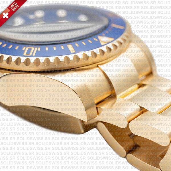 Rolex Deepsea Gold Blue Dial Ceramic Bezel 18k Yellow Gold Wrap 904l Steel 44mm 136668lb Swiss Made Replica Super Clone