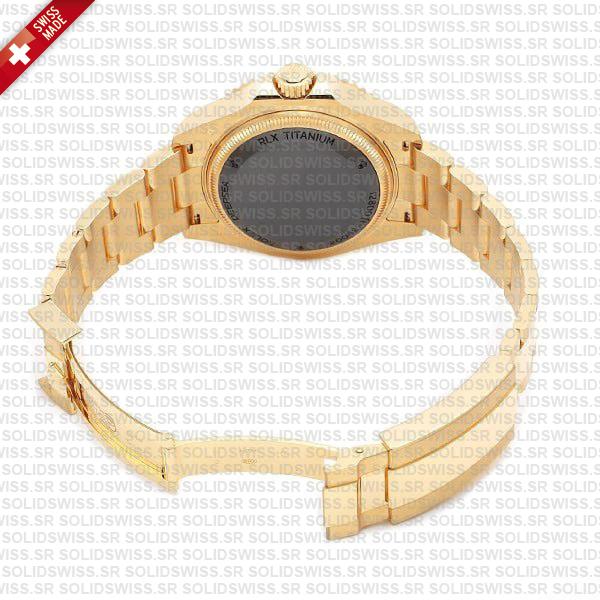 Rolex Deepsea Gold Blue Dial Ceramic Bezel 18k Yellow Gold Wrap 904l Steel 44mm 136668lb Swiss Made Replica Super Clone