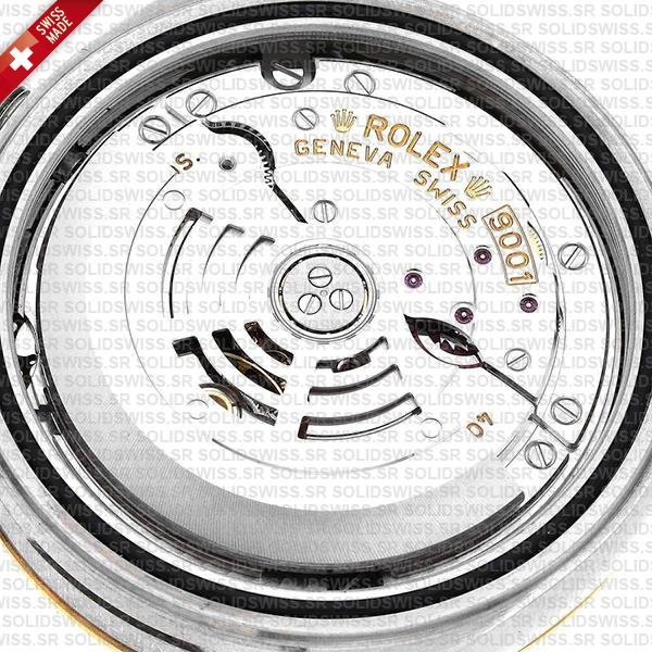 Rolex Sky-dweller 2-tone Oyster 18k Yellow Gold 904l Steel Gold Dial 42mm Ref.326933 Swiss Made Replica Super Clone