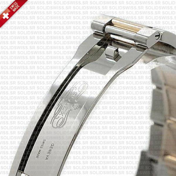 Rolex Sky-dweller 2-tone Oyster 18k Yellow Gold 904l Steel Gold Dial 42mm Ref.326933 Swiss Made Replica Super Clone