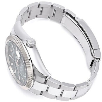 Rolex Sky-dweller 904l Steel 18k White Gold Green Dial Stick Markers 42mm Ref:336934 Swiss Replica Super Clone
