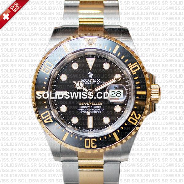Rolex Sea-Dweller Two Tone | 904L Steel Gold Swiss Replica Watch