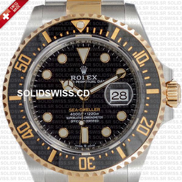 Rolex Sea-Dweller Gold Two Tone 904L Steel