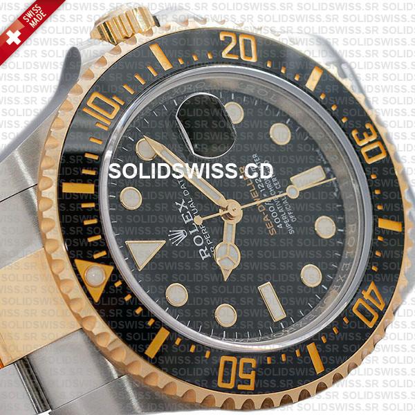 Rolex Sea-Dweller Deepsea Two Tone in 904L Steel Swiss Replica Watch