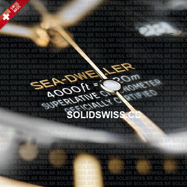 Rolex Sea-Dweller Two Tone 18k Yellow Gold 43mm