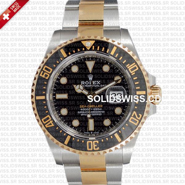 Rolex Sea-Dweller Gold Two Tone 904L Steel 43mm