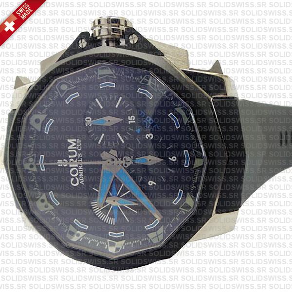 Corum Admirals Cup Black Flag Titanium Black Dial 48mm