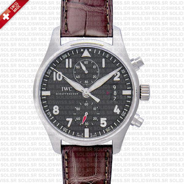 Iwc Pilot Spitfire Chronograph 43mm Ref.iw387802 Swiss Replica Superclone