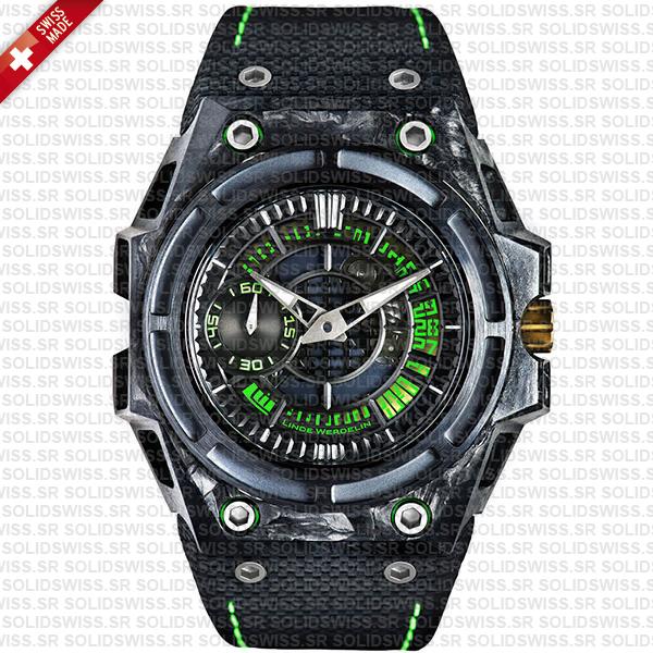 Linde Werdelin Spidolite Ii Tech Green Full Carbon Swiss Replica