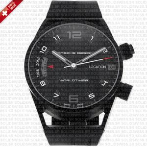 Porsche Design Worldtimer P6750 Titanium Black Pvd Swiss Replica