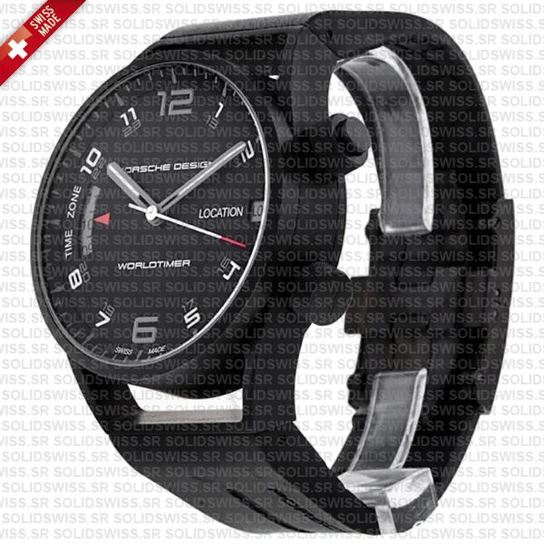 Porsche Design Worldtimer P6750 Titanium Black Pvd Swiss Replica