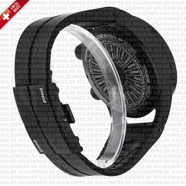 Porsche Design Worldtimer P6750 Titanium Black Pvd Swiss Replica