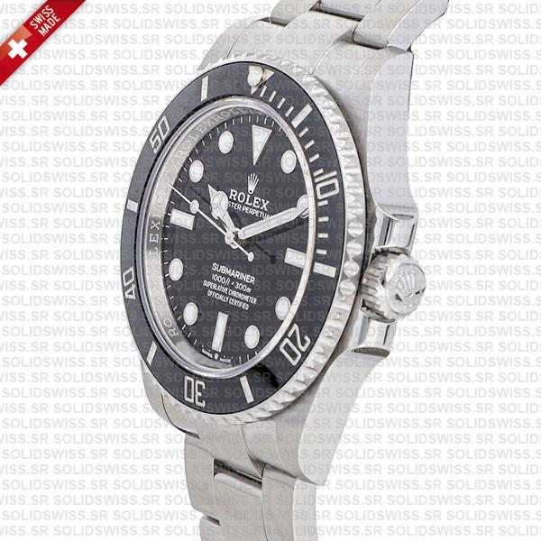 Rolex Submariner 41mm No Date Ceramic Bezel