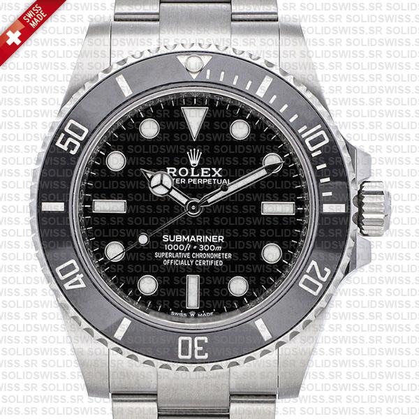 Rolex Submariner 41mm 904L Steel No Date