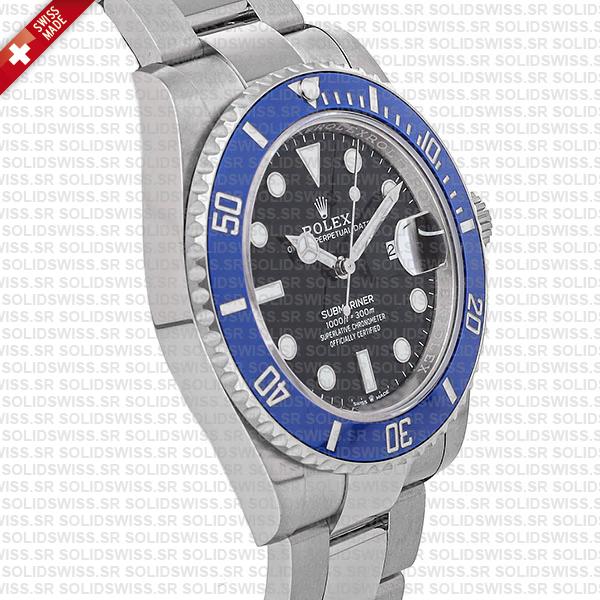 Rolex Submariner 41mm White Gold Wrap Black Dial