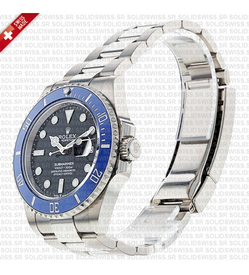 Rolex Submariner 41mm 904L Steel Blue Ceramic Bezel