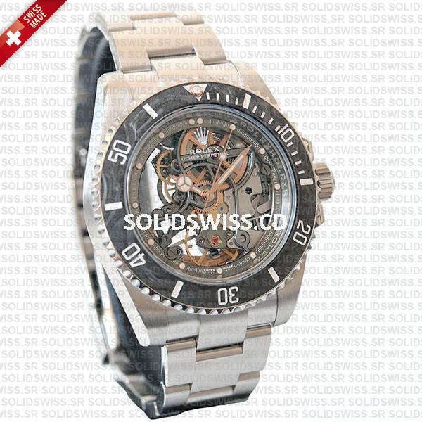 Rolex Submariner 904L Steel Forged Carbon Bezel