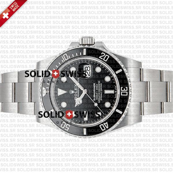 Rolex Submariner 904L Steel Black Ceramic Bezel