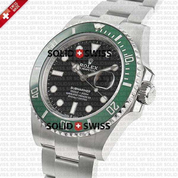 Rolex Submariner Green Ceramic Bezel 41mm