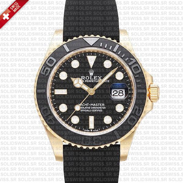 Rolex Yacht Master Rose Gold Ceramic 42mm Swiss Made Replica 226658