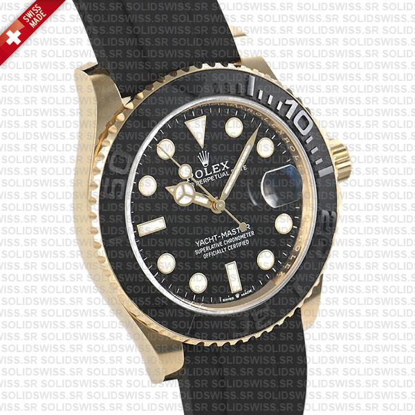 Rolex Yacht Master Rose Gold Ceramic 42mm Swiss Made Replica 226658