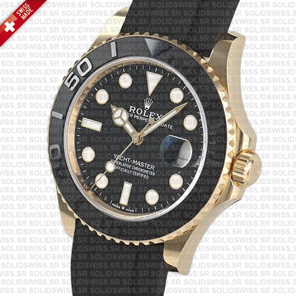 Rolex Yacht Master Rose Gold Ceramic 42mm Swiss Made Replica 226658